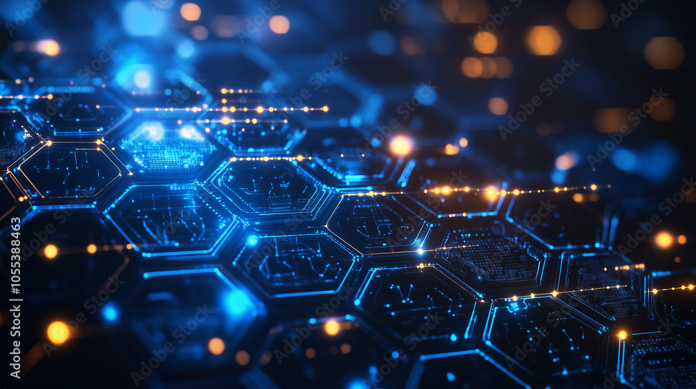 Abstract technology background. Blue tones
Abstract technology background. Blue tones