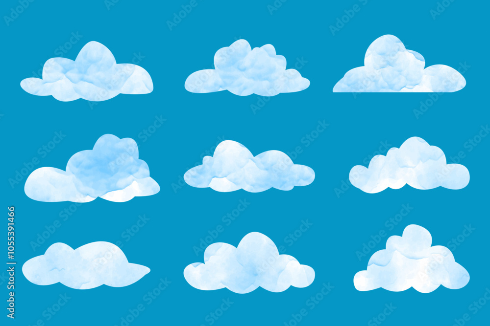 illustration of clouds illustration of clouds