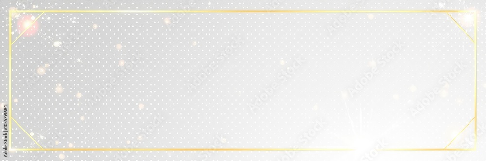 White luxury banner, Minimalist White and Gold Geometric Background White luxury banner, Minimalist White and Gold Geometric Background