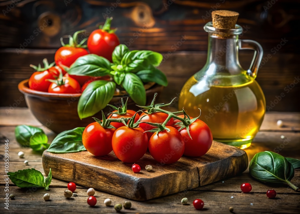 Classic Food Still Life with Fresh Ingredients in Macro Photography for Culinary Art Lovers Classic Food Still Life with Fresh Ingredients in Macro Photography for Culinary Art Lovers