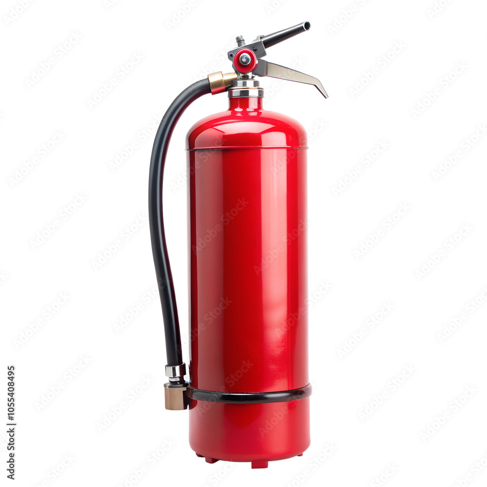 A fire extinguisher isolated on transparent background A fire extinguisher isolated on transparent background