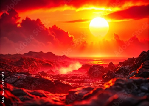 Wallpaper Mural Creative Red Ruby Gradient Abstract Background for Stylish Summer Heat Imagery in 8K Resolution Torontodigital.ca