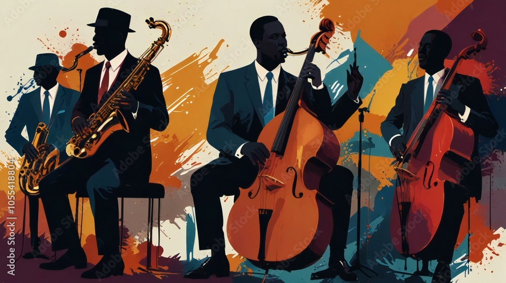 Fototapeta premium musician with guitar