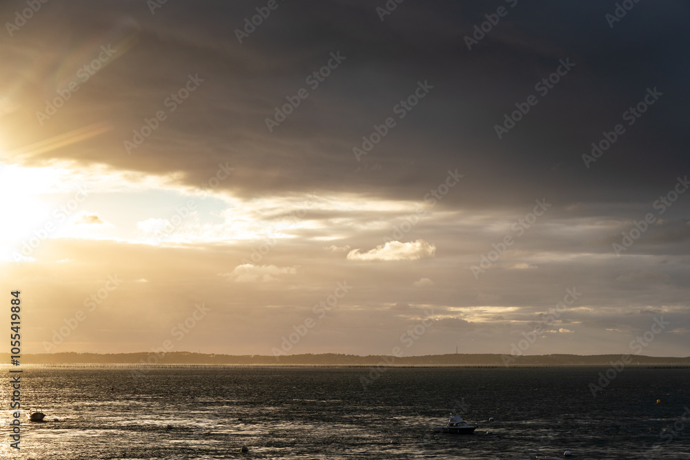 Arcachon, France - Sunset on Cap Ferret Arcachon, France - Sunset on Cap Ferret