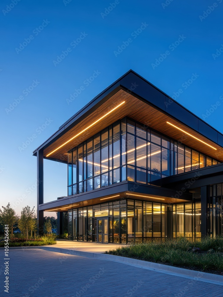 Modern Sustainable Commercial Building Crafted with Eco-Friendly Materials for a Greener Future Modern Sustainable Commercial Building Crafted with Eco-Friendly Materials for a Greener Future