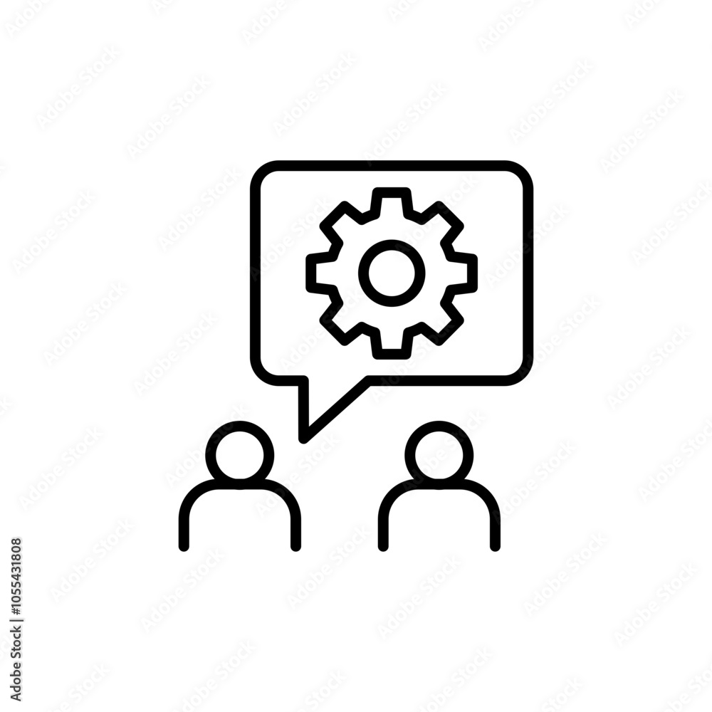 Mentoring outline icons, minimalist vector illustration ,simple transparent graphic element .Isolated on white background Mentoring outline icons, minimalist vector illustration ,simple transparent graphic element .Isolated on white background