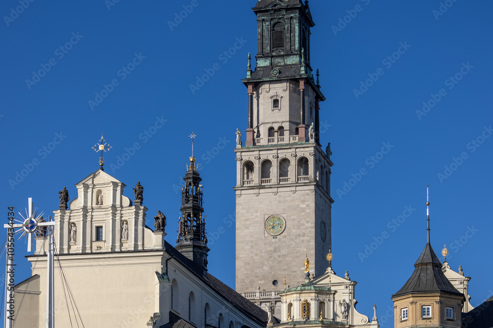 15th century Jasna Gora Basilica, famous pilgrimage center, Czestochowa, Poland