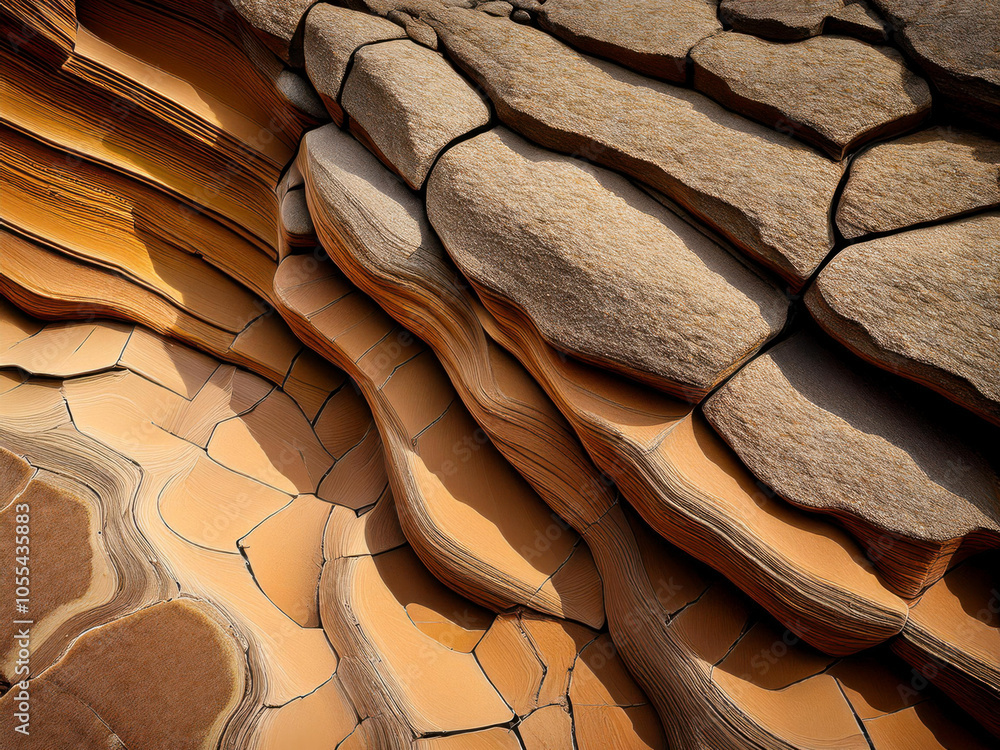 Obraz premium rock patterns in nature