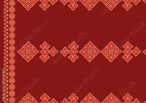 Ikat Embroidery Patterns, Indian Ethnic Floral Patterns, African Ikat Embroidery Patterns, Boho Paisley Aztec Seamless Patterns.
