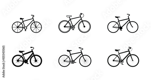 Bicycle icon bike vector symbol, Modern and editable bicycle icon set.