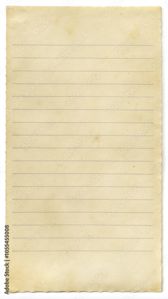 Obraz premium Vintage Lined Paper Texture Background