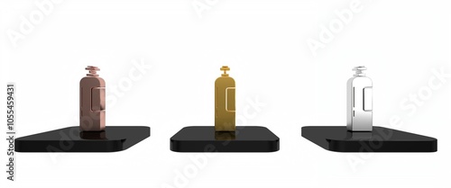 Canvastavla Colorful Industrial gas cylinder tank for all inert and mixed inert gases icon isolated on white background