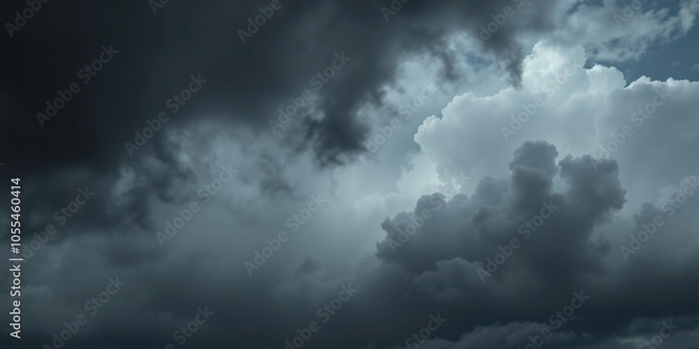 Dark storm clouds creating a dramatic sky texture, climate, weather, overcast Dark storm clouds creating a dramatic sky texture, climate, weather, overcast