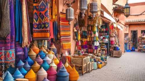 Vibrant Moroccan Souk