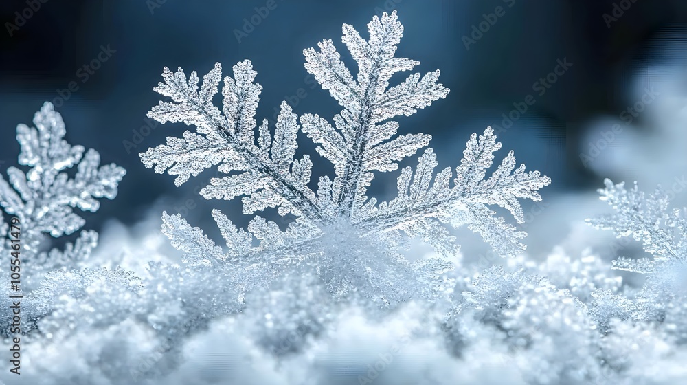 Fine ice crystals on a smooth surface, frosty texture, delicate details Fine ice crystals on a smooth surface, frosty texture, delicate details