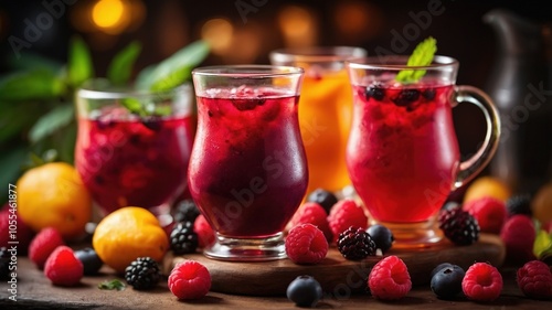 Indulge in comforting berry beverages during the crisp autumn and winter months.