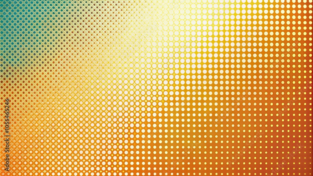 High-resolution image of a halftone texture with varying dot sizes and colors, creating a subtle visual pattern on a background surface, abstract background, pattern, design, texture, visual effect High-resolution image of a halftone texture with varying dot sizes and colors, creating a subtle visual pattern on a background surface, abstract background, pattern, design, texture, visual effect