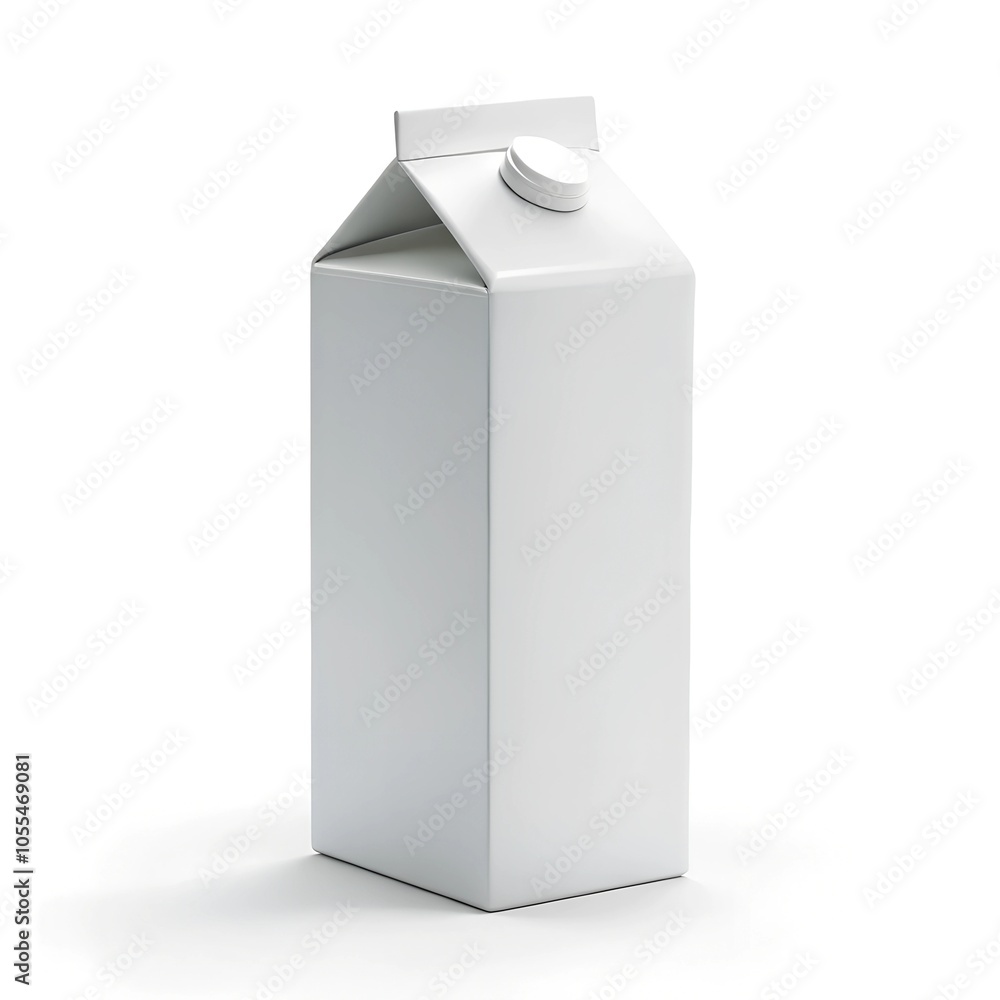 Milk carton package isolated on white background. Milk carton package isolated on white background.