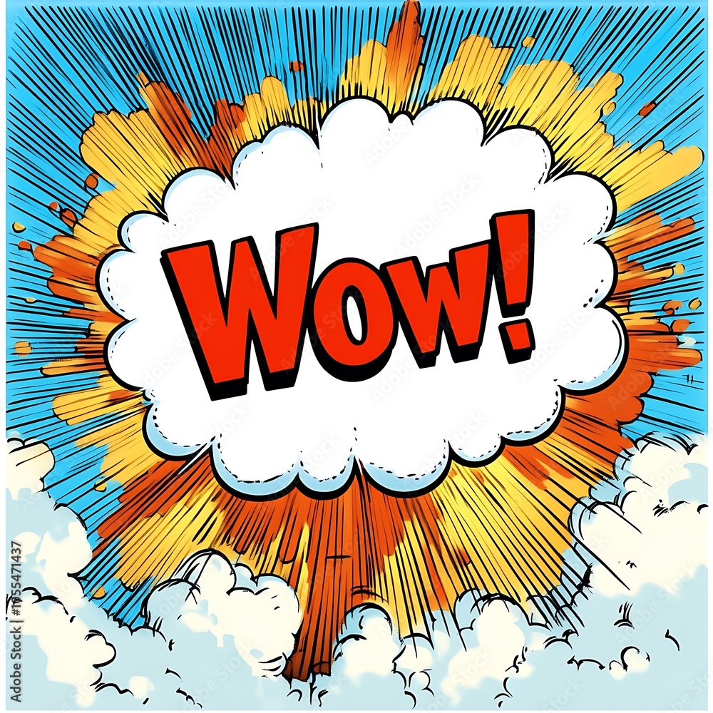Cartoon comic speech bubble saying Cartoon comic speech bubble saying