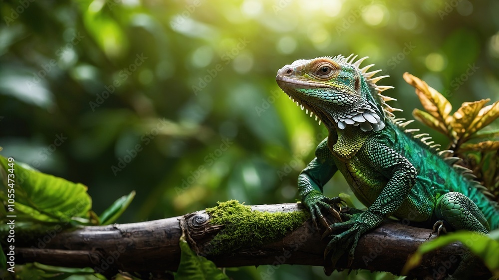 Panoramic vision captures a newborn iguana's world. Panoramic vision captures a newborn iguana's world.