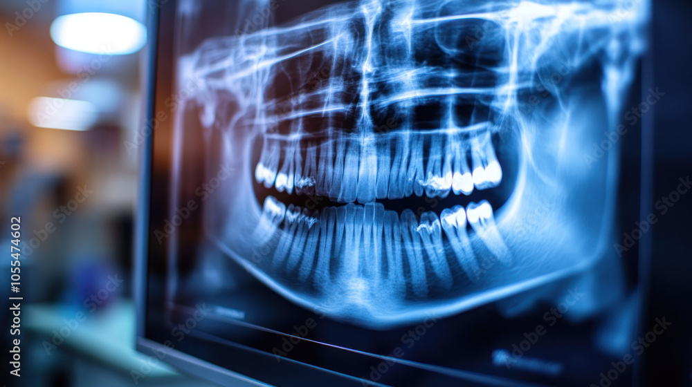 Fototapeta premium Dental x-ray film