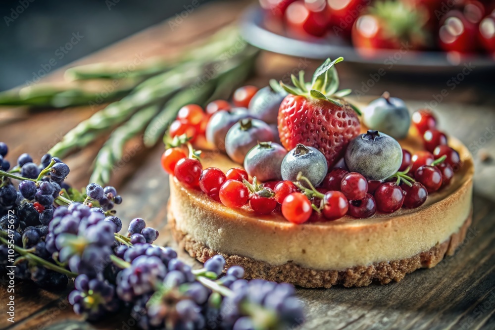 Lavender Berry Dessert Cakes for Culinary Photography and Dessert Menus Lavender Berry Dessert Cakes for Culinary Photography and Dessert Menus