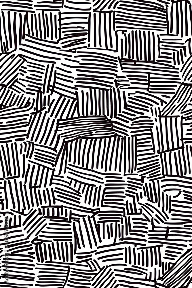 Vertical Seamless hand draw sketch geometric pattern, monochrome geometry. Vertical Seamless hand draw sketch geometric pattern, monochrome geometry.