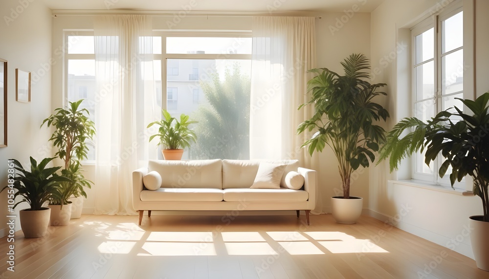 Photo modern style interior room 3d illustration Photo modern style interior room 3d illustration