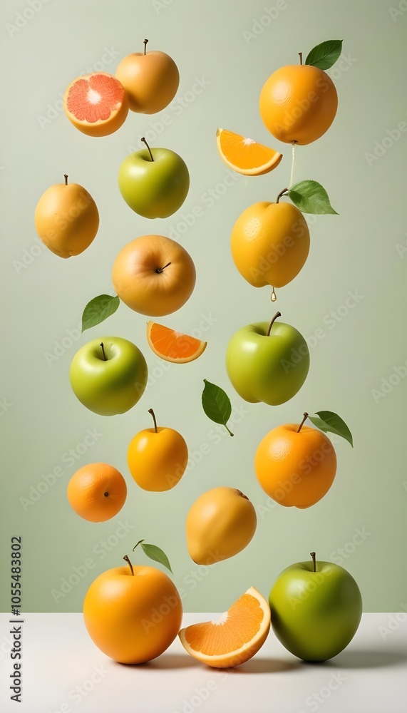 Fruit on White Backgrounds Fruit on White Backgrounds