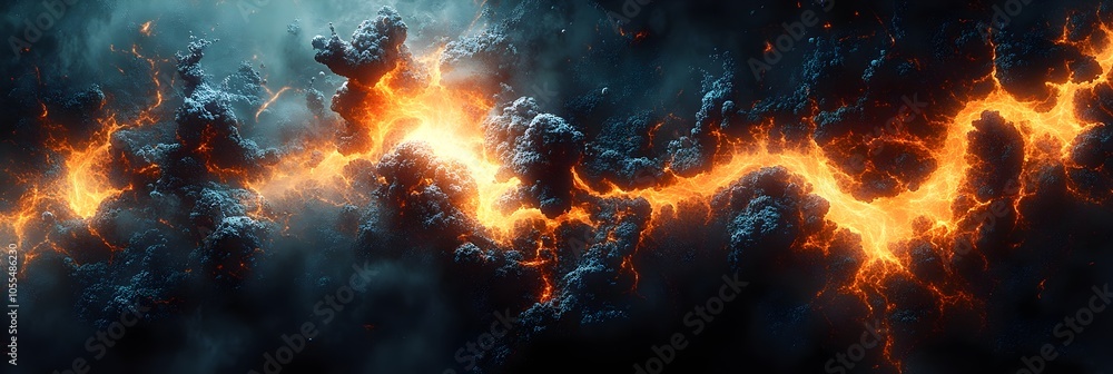Dramatic fiery stormy sky with raging thunder and lightning bolts,depicting a powerful and intense natural phenomenon of extreme weather and elemental forces in motion. Dramatic fiery stormy sky with raging thunder and lightning bolts,depicting a powerful and intense natural phenomenon of extreme weather and elemental forces in motion.