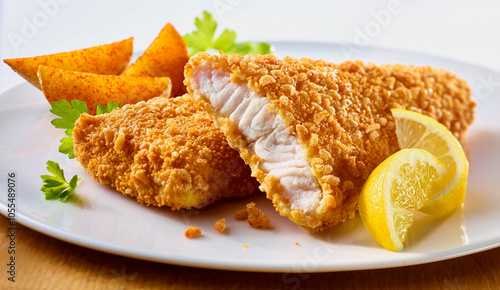 seelachs, paniert, Fisch, Fischfilet, Fischstäbchen, 