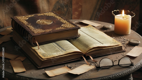 Wallpaper Mural dusty old book Torontodigital.ca