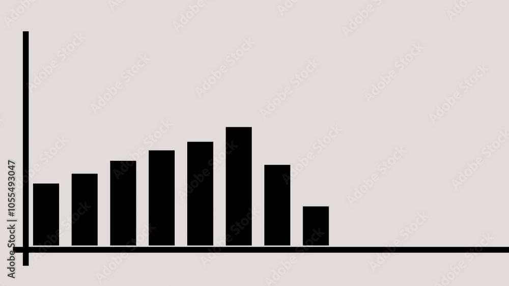 Business Growth and Success Growing Business black color Chart ...