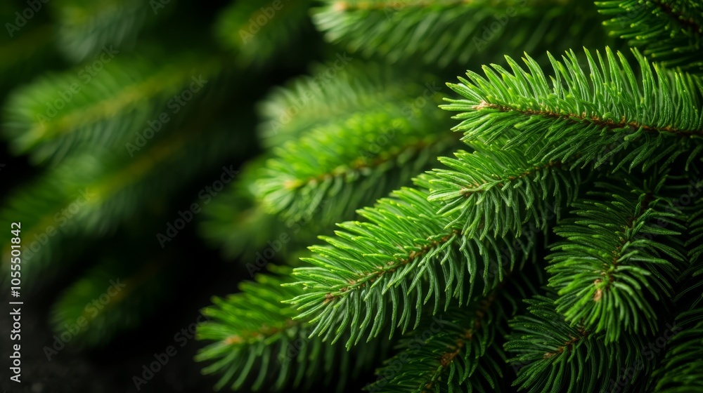 A tight shot of pine tree needles, with an out-of-focus backdrop of adjacent needles A tight shot of pine tree needles, with an out-of-focus backdrop of adjacent needles