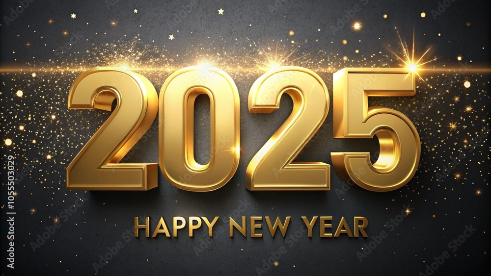 2025 gold for happy new year and holiday
2025 gold for happy new year and holiday