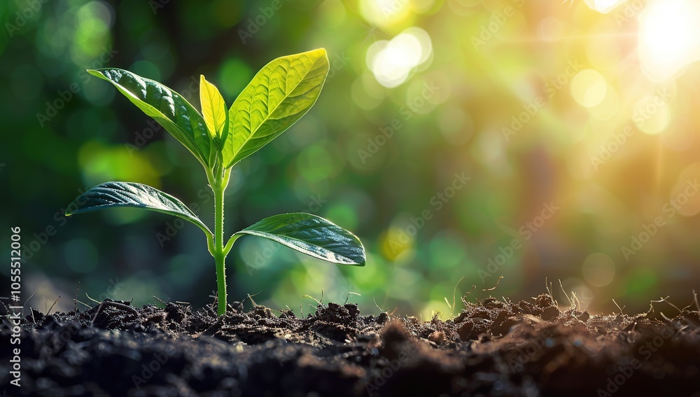 A New Life Emerges in the Sunlit Soil A New Life Emerges in the Sunlit Soil