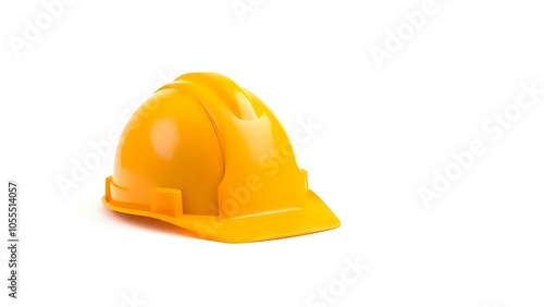 Hard Hat on White Background