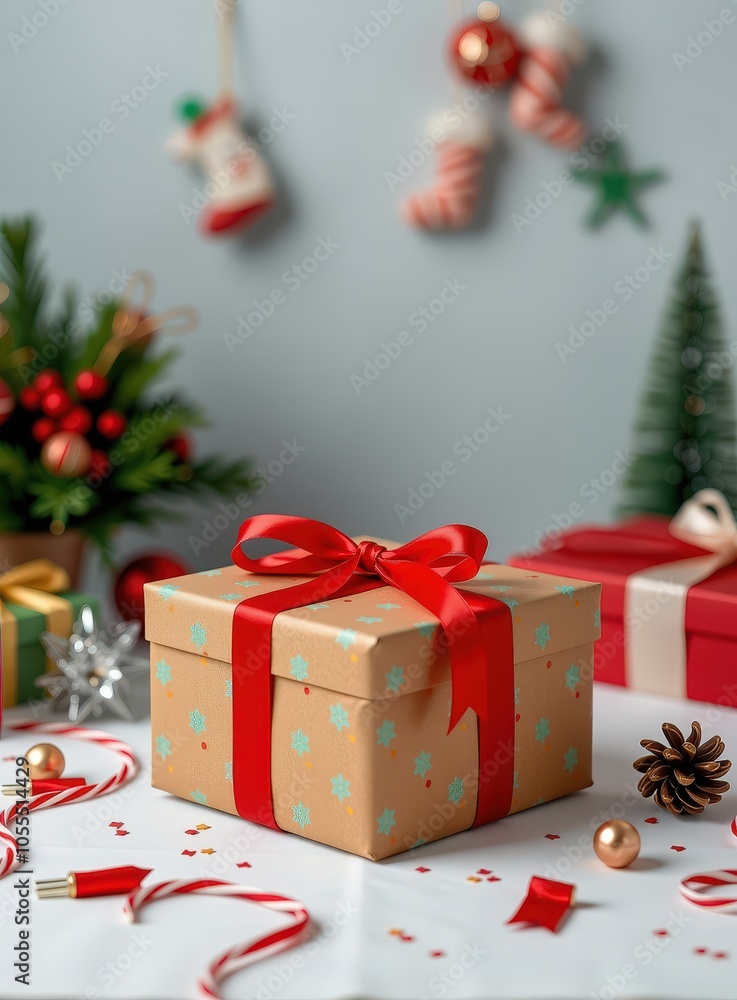 christmas tree with gifts