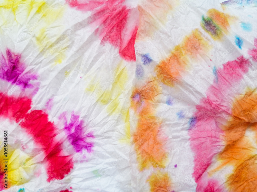 Psychedelic Dirty Art Shibori. Tye Dye Texture. Psychedelic Dirty Art Shibori. Tye Dye Texture.