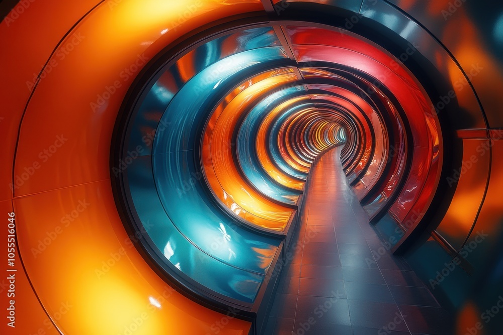 Fototapeta premium Abstract Tunnel of Light