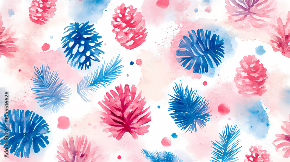 watercolor pattern christmas background watercolor pattern christmas background