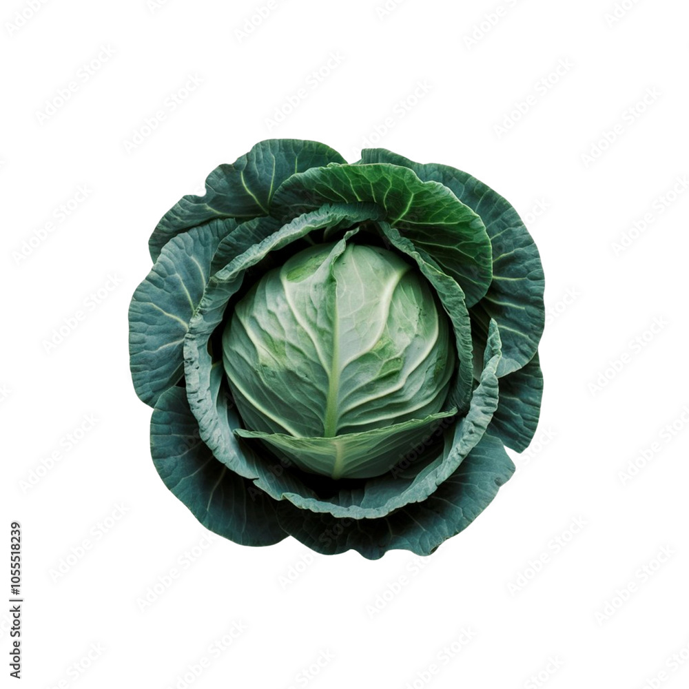 Fototapeta premium cabbage isolated on white background.