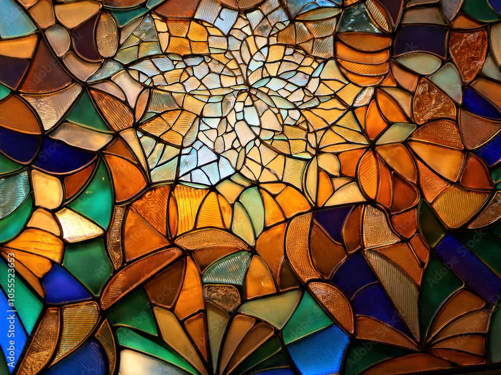 stained glass in a church