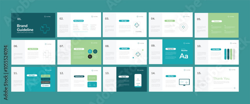 Creative Brand Guidelines template. Brand Strategy Guideline design. Brand Identity presentation design. Logo Guideline template. Logo Guide Book or Brand Manual Layout.
