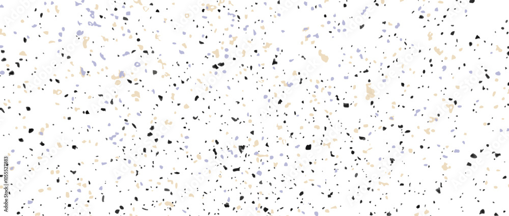 Gritty Noise Texture with random spots, sprinkles, chips of different color. Abstract Grunge vector background. White dotted background for dirty effect Gritty Noise Texture with random spots, sprinkles, chips of different color. Abstract Grunge vector background. White dotted background for dirty effect