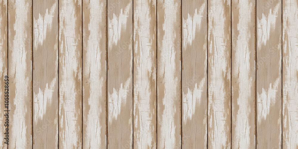 Fototapeta premium eggshell distressed paint texture pattern: a close-up of distressed paint on wood in layers of eggshell and white, with fine cracks for a delicate, worn aesthetic, ideal for soft, vintage styles