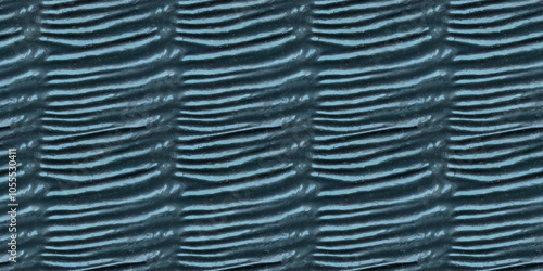 A textured acrylic surface with subtle ripples and a translucent sapphire blue color