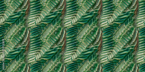 A textured acrylic surface with ridged patterns in translucent aqua green, giving it a fresh, modern feel suitable for aquatic or outdoor themes