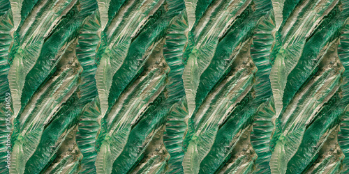 A textured acrylic surface with ridged patterns in translucent aqua green, giving it a fresh, modern feel suitable for aquatic or outdoor themes