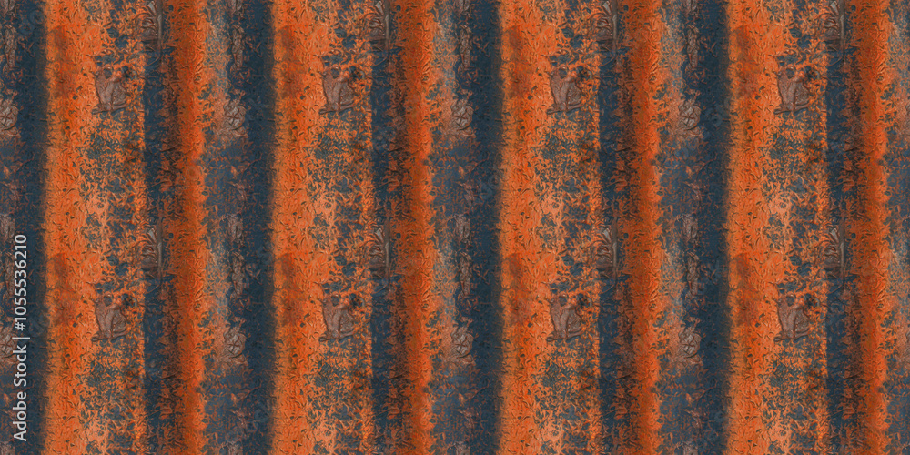 A rusted, textured metal with visible oxidation in shades of orange, brown, and gray A rusted, textured metal with visible oxidation in shades of orange, brown, and gray